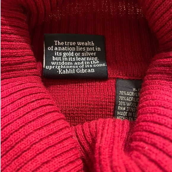 Like new!! Vintage Japanese Band X PNB Nation Clothing Sweater XL - Picture 3 of 7